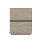 Manhattan Comfort - Ensemble de 2 tables de chevet modernes Evelyn 20" à 1 tiroir - Naturel-Assemblage à domicile requis Tout le matériel inclus