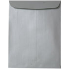 Jam Paper - 10 x 13 Catalogue à ouverture sur le côté court Enveloppes avec fermeture gommée - Argent Stardream métallisé - 50 Paquet-Enveloppes catalogue ouvertes Silver Star Dream