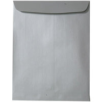Jam Paper - 10 x 13 Catalogue à ouverture sur le côté court Enveloppes avec fermeture gommée - Argent Stardream métallisé - 50 Paquet-Enveloppes catalogue ouvertes Silver Star Dream