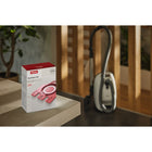 Miele - Sacs à poussière 3D FJM - Paquet de 4-Compatible avec les aspirateurs Compact C1 et Compact C2 de Miele - Les sacs à poussière HyClean Air FJM conviennent à certaines séries d'aspirateurs traîneaux Miele, notamment les modèles Compact C1 et Compact C2, mais ne sont pas compatibles avec d'autres séries, notamment les modèles Complete C3, Classic C1, Guard S1, Guard M1 et Guard L1.