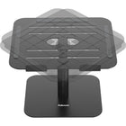 Fellowes - Support pour ordinateur portable d'bureau Alumia - Noir-Sa conception ouverte favorise la circulation de l'air pour garder votre ordinateur portable au frais, et ses patins antidérapants le maintiennent fermement en place