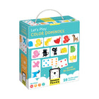 Banana Panda - Jouons aux dominos colorés, à partir de 2 ans-Un premier jeu parfait pour les tout-petits - avec des illustrations d'animaux colorées, de grandes pièces et de multiples façons de jouer, c'est un excellent jeu pour débutants pour les tout-petits et les jeunes enfants âgés de 2 ans et plus