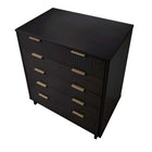 Manhattan Comfort - Granville commode haute moderne 37,8" - noir-Garantie limitée du fabricant de 30 jours