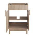 Modway - Miles 24" Armoire de toilette de salle de bain (lavabo non inclus) - Chêne-8