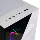 CyberPowerPC - Ordinateur de bureau de jeu - AMD Ryzen 5 8400F - NVIDIA GeForce RTX 5060 8 Go - 16 Go DDR5 - Disque SSD PCIe 4,0 de 2 To - Blanc-SSD NVMe PCIe 4.0 de 2 TB