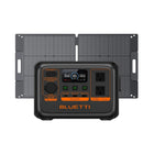 Bluetti - Centrale électrique portative AC2P de la série Premium et panneau solaire SP100L-Portable et léger : Seulement 7,9 lb avec une capacité de levage puissante de 600