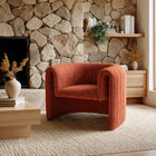 Zuo - Viana Fauteuil d’appoint - Orange brûlé-Supporte jusqu'à 280 lb