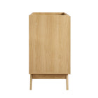 Modway - Soma 30" Armoire de toilette de salle de bain (lavabo non inclus) - Chêne-Jambes écartées