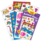 TREND - Autocollants super formes animaux étoiles - Grand pack varié - 3 paquets de 408-Non toxique, sans acide et sûr à utiliser sur les photos et dans les albums de scrapbook.