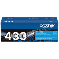 Brother – Cartouche de toner cyan TN433 haut rendement-Toner cyan pour des documents de couleurs vives et nettes