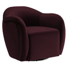 Modway - Compose Performance Velvet Fauteuil pivotant - Mûrier-Velours de performance résistant aux taches