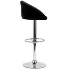 Modway - Marshmallow Tabouret de bar - Noir-Hauteur réglable hydraulique