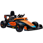 Qaba - Voiture électrique 12V pour enfants avec télécommande pour 3-5 ans - orange-Garantit une conduite réaliste et palpitante pour les enfants 