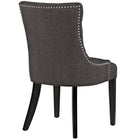 Modway - Regent Touffe Tissu Chaise à manger - Brown-Rembourrage en tissu polyester