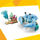 LEGO - Creator Les animaux marins : les magnifiques dauphins-Le jouet de construction LEGO Creator 3 en 1 est un cadeau amusant pour les amoureux des animaux, filles et garçons