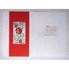 Rosedale - Cartes de souhaits Noël / Enveloppes - 5-1/2 po x 8 po - Décoration de Noël - Paquet de 12-Imprimées sur un papier de qualité non couché