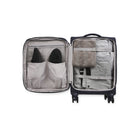 Bugatti - Collection Amsterdam Valise souple de cabine 21.50 po - Marine-Nouvelle fermeture à glissière en plastique de qualité pour le compartiment principal, apportant un look différent et une durabilité améliorée