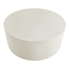 Modway - Brion Rond intérieur - Terrasse extérieure Béton Table basse - Blanc-7