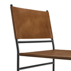 Modway - Thatcher Cuir et métal Chaise à manger - Tan-9
