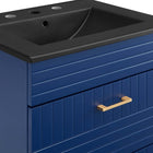 Modway - Daybreak 24" Vanette de salle de bain - Bleu Noir-7