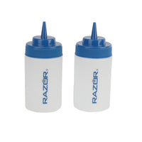 Razor - Flacons souples - 2 Pack-Lot de 2 flacons distributeurs souples en plastique. Idéal pour contenir de l'huile, de l'eau, des sauces ou des vinaigrettes à utiliser en cuisine.