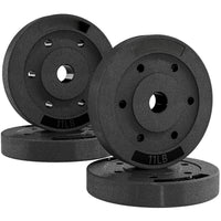 Soozier - Ensemble De 4 Disques De Poids, Ensemble De Poids Pour Haltère 1 po - 4 x 11 Lb-Comprend quatre plaques de 11 lb, soit un total de 44 lb pour des entraînements efficaces de musculation  
