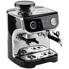 HOMCOM - Machine à espresso avec broyeur intégré et mousseur à lait - noir-Sélectionnez une ou deux doses pour personnaliser l’intensité de chaque espresso