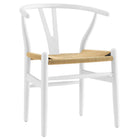 Modway - Amish Restauration Fauteuil - Blanc-Siège en corde de papier durable
