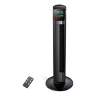 Ecohouzng - Ventilateur tour numérique avec mode automatique intelligent et télécommande – 34 po-Un design colonne de 34 pouces peu encombrant offre un flux d'air puissant tout en occupant un espace au sol minimal