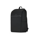 Bugatti - Sac à dos 15.6po de la Collection Affaire Essential  - Noir -Fait de polyester avec bandes de cuir végétaliens
