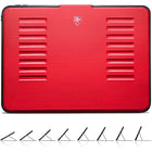 Étui Zugu Muse pour iPad 10,2" (2019 & 2020 & 2021) - Rouge-Étui folio magnétique