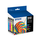 Epson - Cartouches d’encre T212 - Capacité standard - Noir/Couleur CMJ-Textes nets et couleurs brillantes pour des impressions de grande qualité, encre à séchage rapide