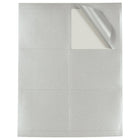 Jam Paper Étiquettes postales, 3 1/3 x 4 po, argent métallique, 120/paquet (336731903)-Pour l’utilisation avec les imprimantes laser