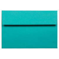 JAM Paper - Enveloppes d'invitation colorées A8 - 5,5 x 8,125 - bleu mer recyclé - Paquet de 50-Ces enveloppes sont parfaites pour envoyer des invitations, des cartes de voeux, des RSVP, des cartes de remerciement, des cadeaux d'anniversaire, des remises de diplômes, des vacances et plus encore