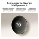 Google - Nest Learning Thermostat (4th gen) avec capteur de température Nest (2e génération) - Or Poli-Pour économiser de l'énergie, la Ventilation intelligente fait pénétrer de l'air extérieur lorsqu'il est de bonne qualité et qu'il offre une efficacité optimale, comme lorsque les températures sont modérées