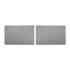 WeatherTech - Tapis d'extrémité anti-fatigue ComfortMat Connect - Bordé - Gris - Paquet de 2-Chaque pièce d’extrémité a une longueur de 3 pi. Assemblez-en deux pour obtenir un ComfortMat Connect de 6 pi!