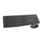 Logitech - Ensemble clavier et souris sans fil MK235, noir, anglais (920-007897)-Clavier familier