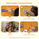 The Fidget Game - Paquet de cartes pour Les formes 2D et 3D et Les couleurs-Conçu pour les enfants de 3 à 8 ans avec des séances de jeu de 15 minutes