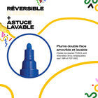 Posca - Marqueurs de peinture à base d'eau - Pointe moyenne réversible (1,8-2,5 mm) - Couleurs assorties - paquet de 16-10