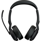 Jabra - Casque sans fil stéréo USB-A Evolve2 55 Link380a avec support - Teams-Annulation active du bruit
