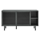 Modway - Kurtis 59" Buffet - Charbon de bois-Assemblée requise