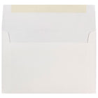 JAM Paper Enveloppes format livret à rabat carré gommé, 5 1/2 po x 8 1/8 po, blanches, 1000 par paquet-Taille : A8 (5 1/2 x 8 1/8 po)