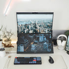 Mobile Pixels - Moniteur double Geminos 24 po-Webcam, haut-parleurs et microphone intégrés