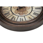 Monarch Specialties - Horloge - 16 po Rond - Horloge Murale - Brun Antique - Transitionnel-Aucun assemblage n'est nécessaire, il suffit d'ajouter une pile AA (non incluse) pour une installation rapide et sans souci qui transformera votre espace décoratif