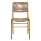Modway - Ensemble de 2 chaises de salle à manger tressées Tindra - Naturel-8