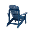 Backyard Lifestyles - Chaise Adirondack - Bleu marine-Fabriquée en polystyrène protégé contre les rayons UV.