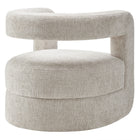 Modway - Jaylin Rembourré Chenille Chaise d’accent - Gris colombe-Épingles de pied non marquées