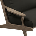 Modway - Saratoga Terrasse extérieure Bois de teck Fauteuil, Gris silex-8