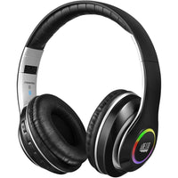 Adesso - Xtream P500 casque stéréo Bluetooth avec micro, design pliable anti-bruit, AUX et confort optimal - noir-Casque Bluetooth sans fil pour une diffusion audio stable et de haute qualité jusqu’à 9 mètres