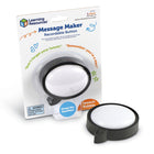 Learning Resources - Enregistreur de messages - Bulle de dialogue-Affirmations audio : faites savoir à vos enfants que vous pensez à eux lorsque vous enregistrez une blague quotidienne, envoyez-leur une douce affirmation ou partagez un rappel important avec ce jouet d'apprentissage socio-émotionnel !